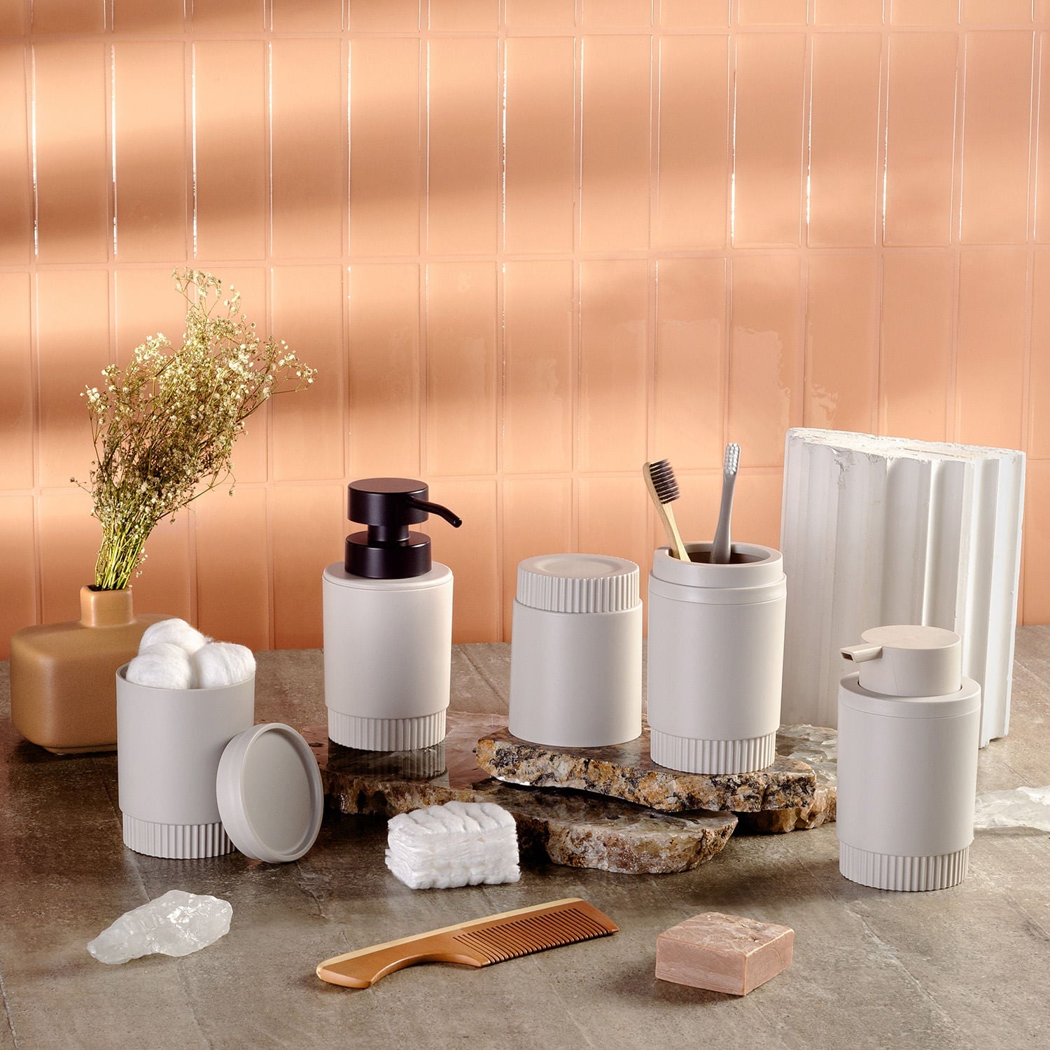 Kit Banheiro Completo Ou 6 Peças Linha Dórica - Ou