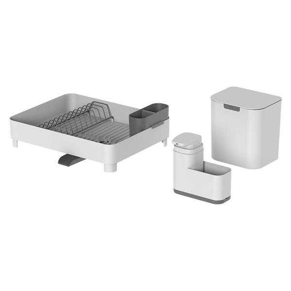 Kit Completo Organizador Sobre a Pia 3 Peças Linha Liv - Ou