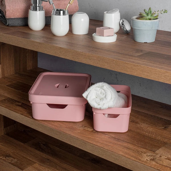 Kit de caixa organizadora Ou 4 peças 5,3L Linha Cube - Ou