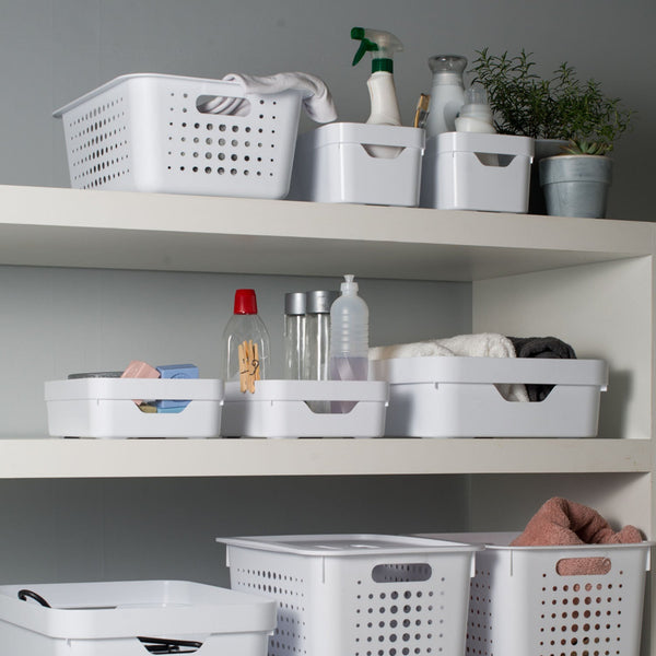 Kit de caixa organizadora Ou 4 peças 5,3L Linha Cube - Ou