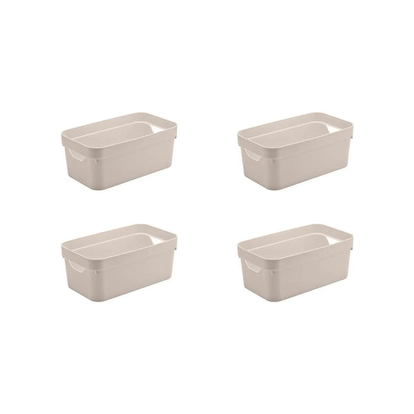 Kit de caixa organizadora Ou 4 peças 5,3L Linha Cube - Ou
