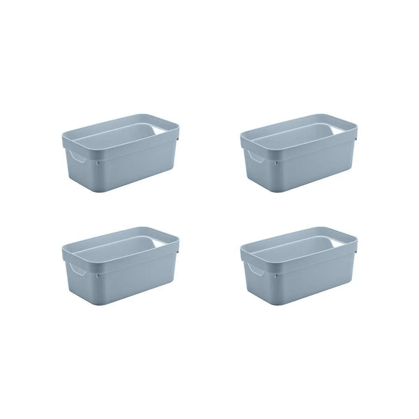 Kit de caixa organizadora Ou 4 peças 5,3L Linha Cube - Ou