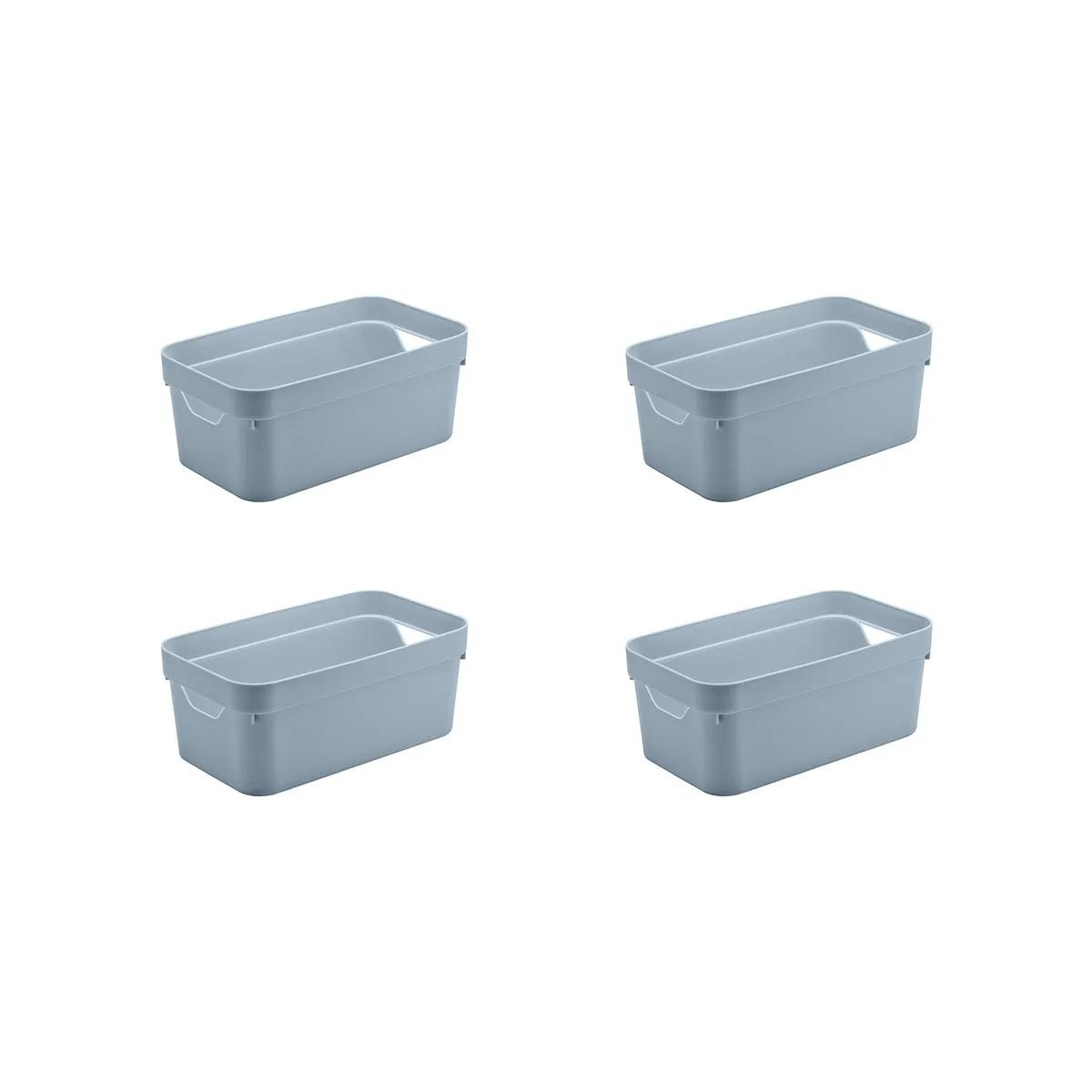 Kit de caixa organizadora Ou 4 peças 5,3L Linha Cube - Ou