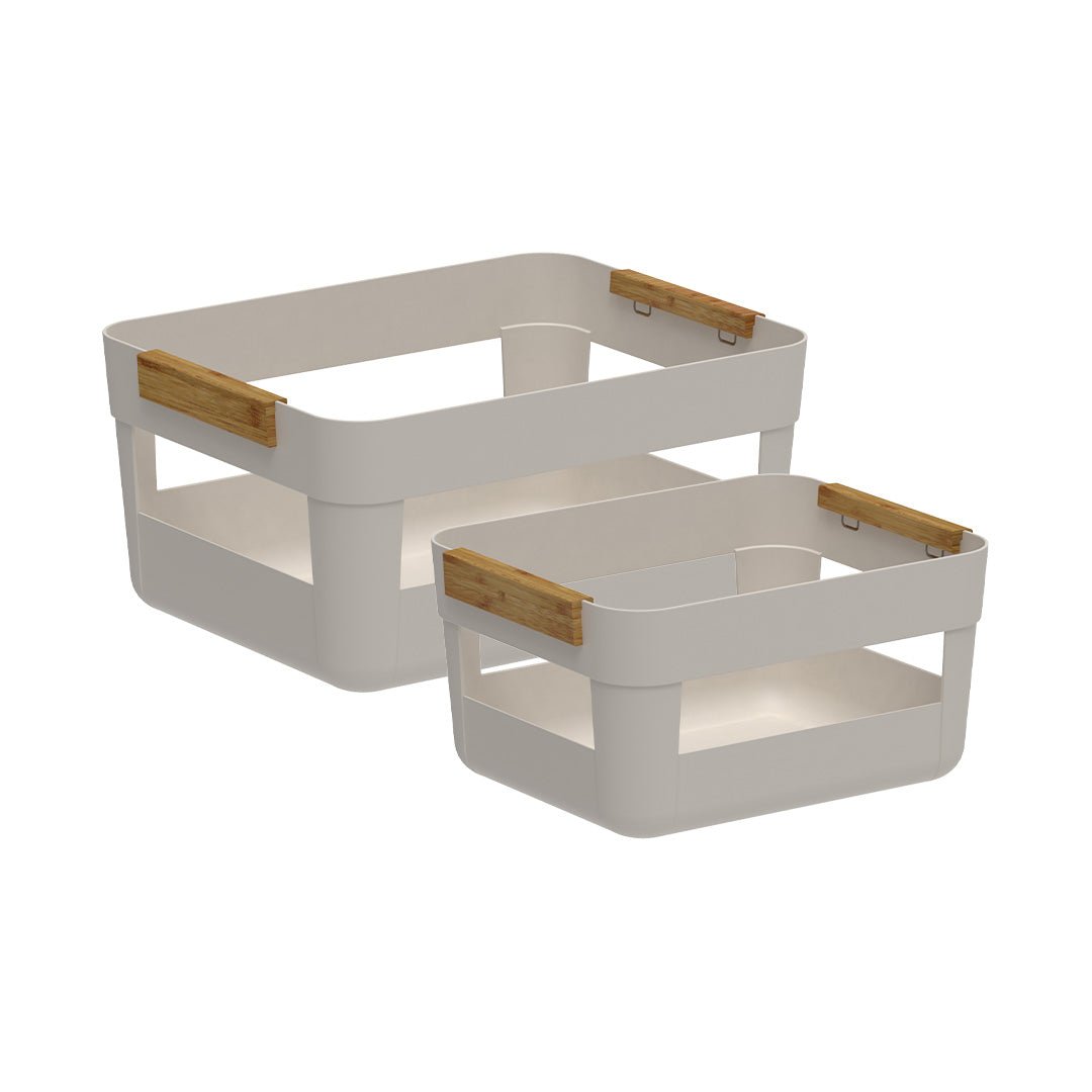Kit de Cestos Ou 2 Peças Linha Lume - Ou