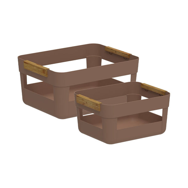 Kit de Cestos Ou 2 Peças Linha Lume - Ou