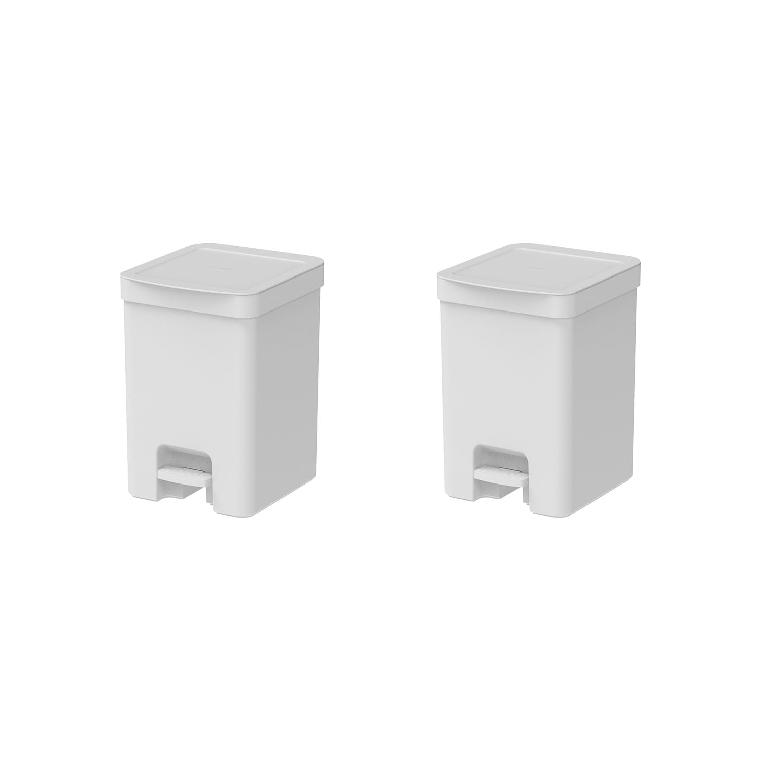 Kit de Lixeiras com pedal Ou 2 peças 12L Linhas Trium - Ou