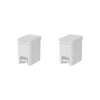 Kit de lixeiras com pedal Ou 2 peças 6L Linha Trium