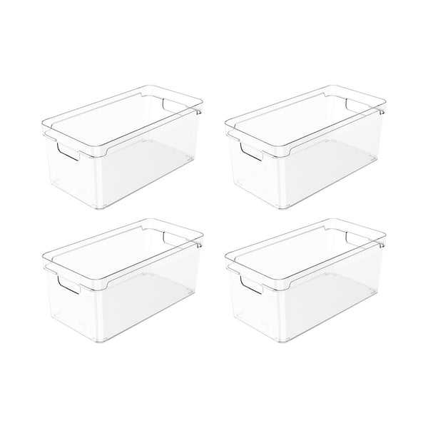 Kit de organizador de armários Ou 4 peças 30x15x13 Linha Clear - Ou