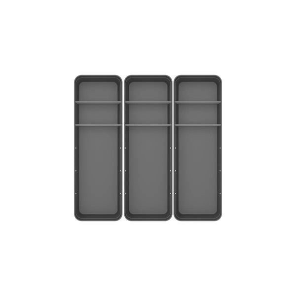 Kit de organizador de gavetas com 2 divisórias Ou 3 peças Linha Logic - Ou