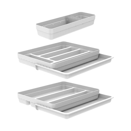 Kit de organizador de talheres, facas e utensílios Ou 3 peças