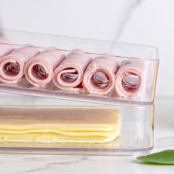 Kit de Organizadores de Geladeira Ou 3 Peças 2,2L Linha Clear Fresh - Ou