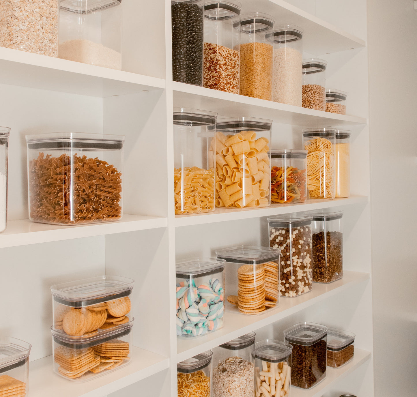 Kit de potes herméticos Ou 4 peças 1,5L Linha Block - Ou