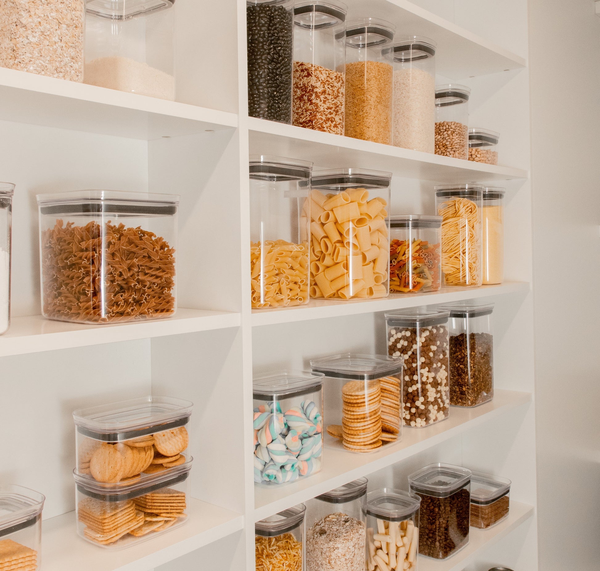 Kit de potes herméticos Ou 4 peças 1,5L Linha Block - Ou