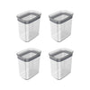 Kit de potes herméticos Ou 4 peças 1,5L Linha Block
