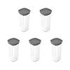Kit de potes herméticos Ou 5 peças 1,5L Linha Block