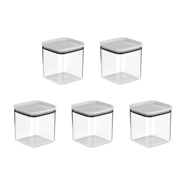 Kit de potes herméticos Ou 5 peças 2,3L Linha Block - Ou