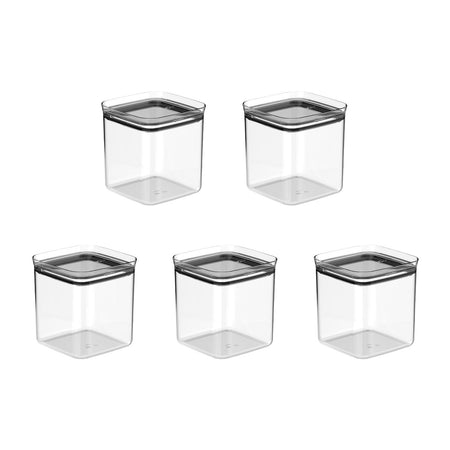 Kit de potes herméticos Ou 5 peças 2,3L Linha Block