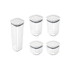 Kit de potes herméticos Ou 5 peças Linha Block