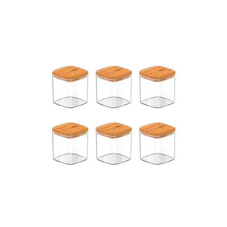 Kit de potes herméticos Ou 6 peças 150ml Linha keep