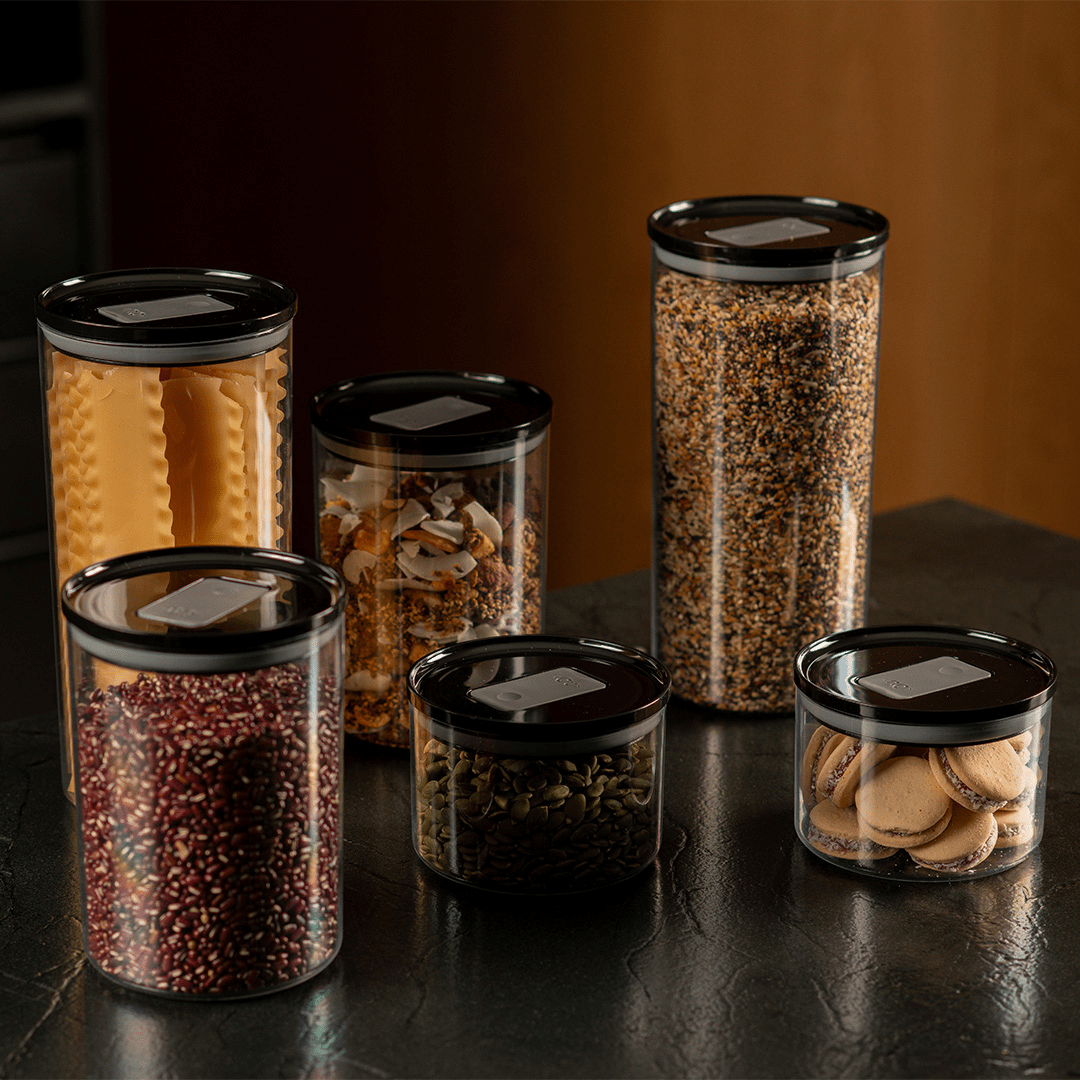 Kit de Potes Herméticos Ou Redondos 3 Peças Linha Duo Lock - Ou