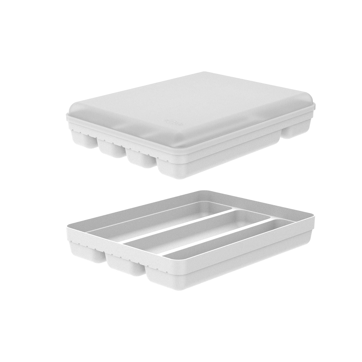 Kit de talheres com tampa e utensílios Ou 2 peças Linha Logic - Ou