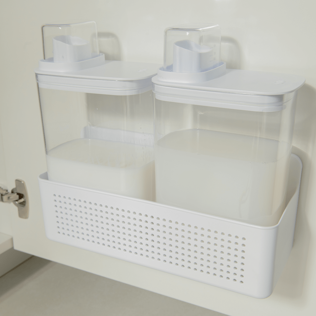 Kit Organizador de Parede e Armário com Dispensers 2,3L Ou 3 Peças Linhas Flow - Ou