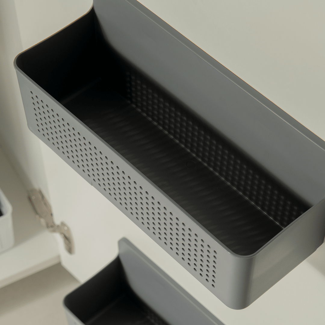 Kit Organizador de Parede e Armário com Dispensers 2,3L Ou 3 Peças Linhas Flow - Ou