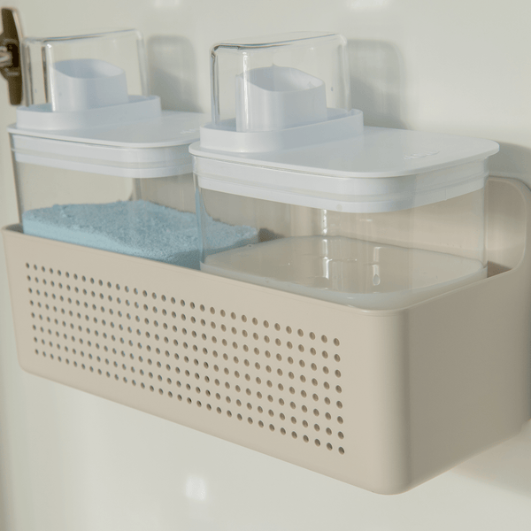 Kit Organizador de Parede e Armário com Dispensers Ou 1,5L 3 Peças Linhas Flow - Ou