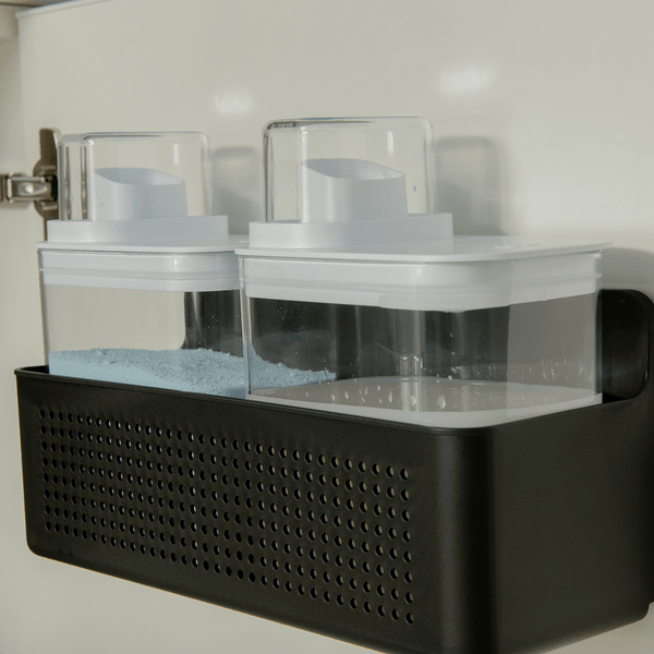 Kit Organizador de Parede e Armário com Dispensers Ou 1,5L 3 Peças Linhas Flow - Ou