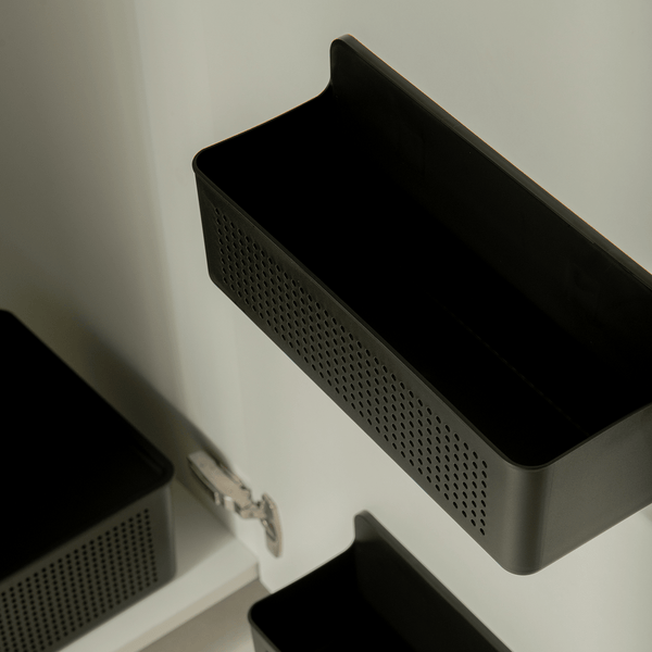 Kit Organizador de Parede e Armário com Dispensers Ou 1,5L 3 Peças Linhas Flow - Ou