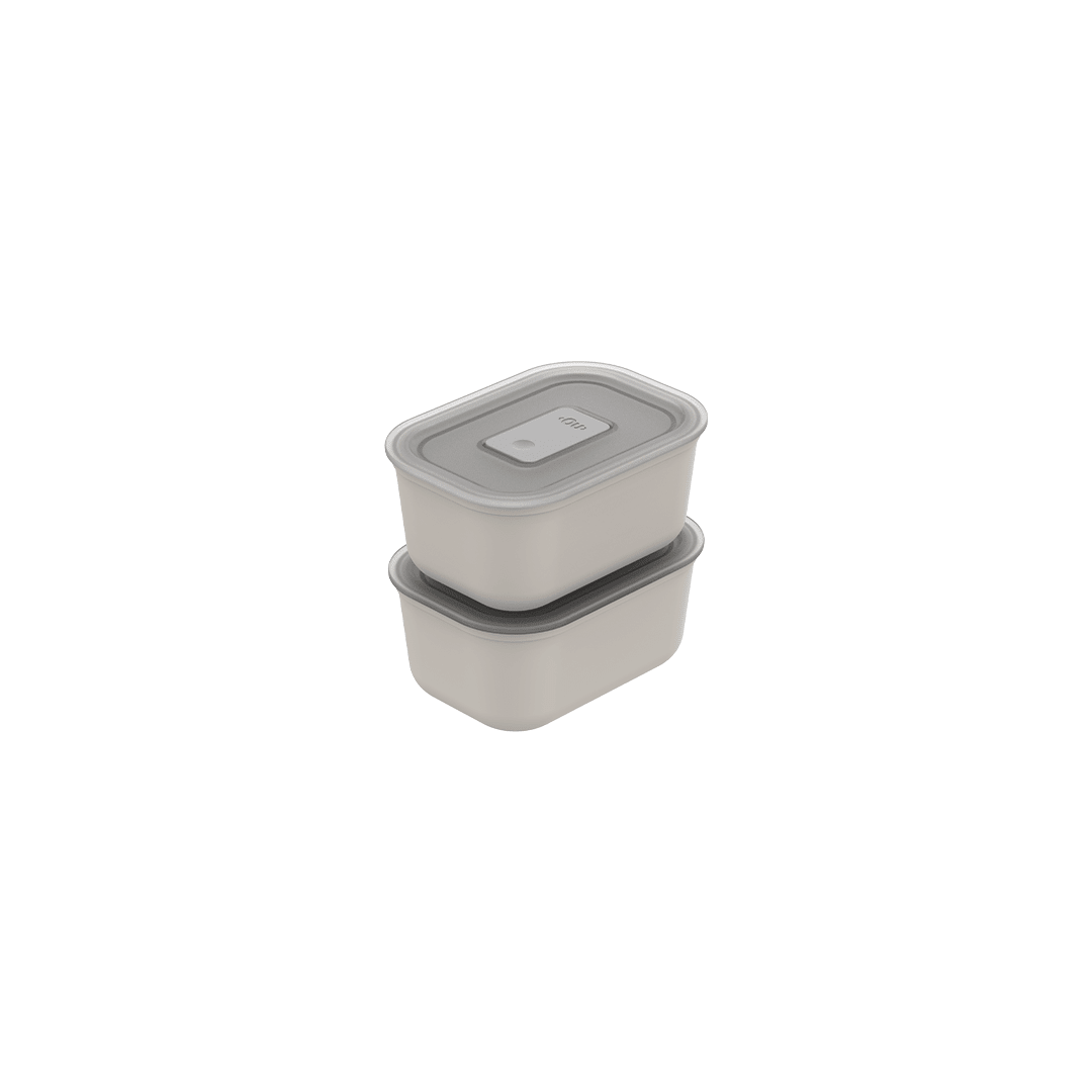 Kit Pote Hermético Para Marmita 400ml 2 peças Ou Linha Move Lock - Ou