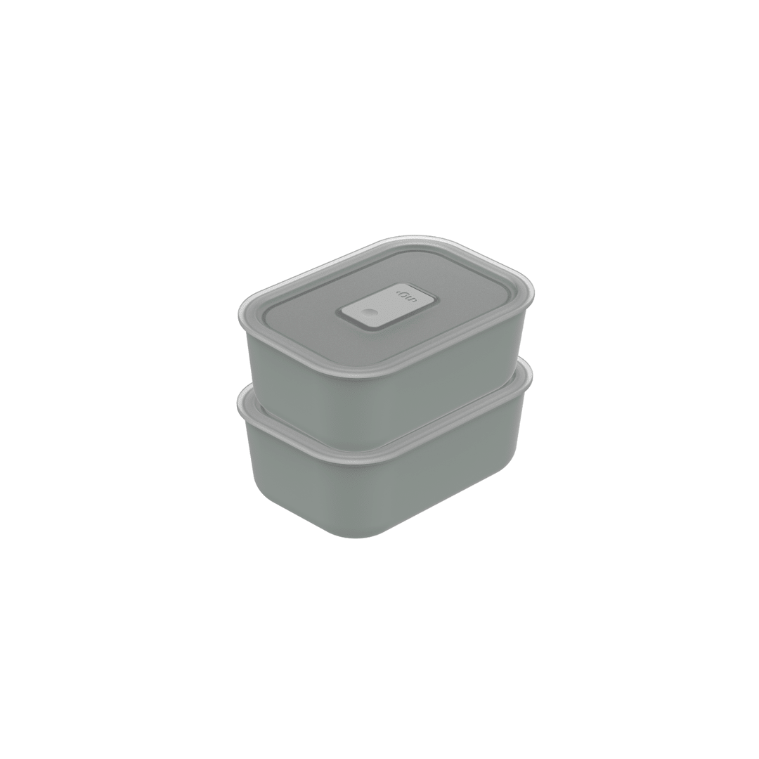 Kit Pote Hermético Para Marmita 620ml 2 peças Ou Linha Move Lock - Ou