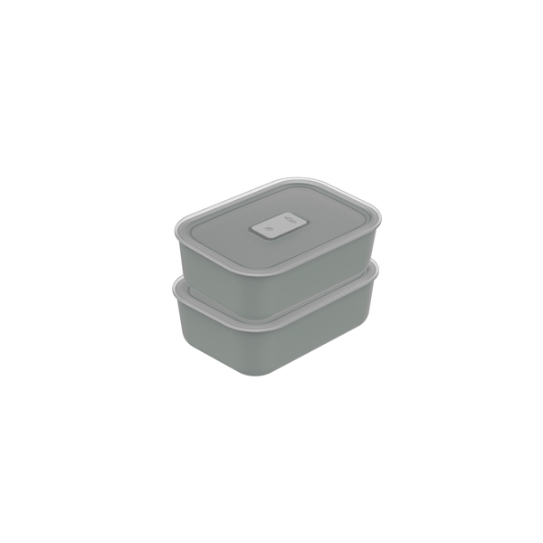Kit Pote Hermético Para Marmita 890ml 2 peças Ou Linha Move Lock - Ou