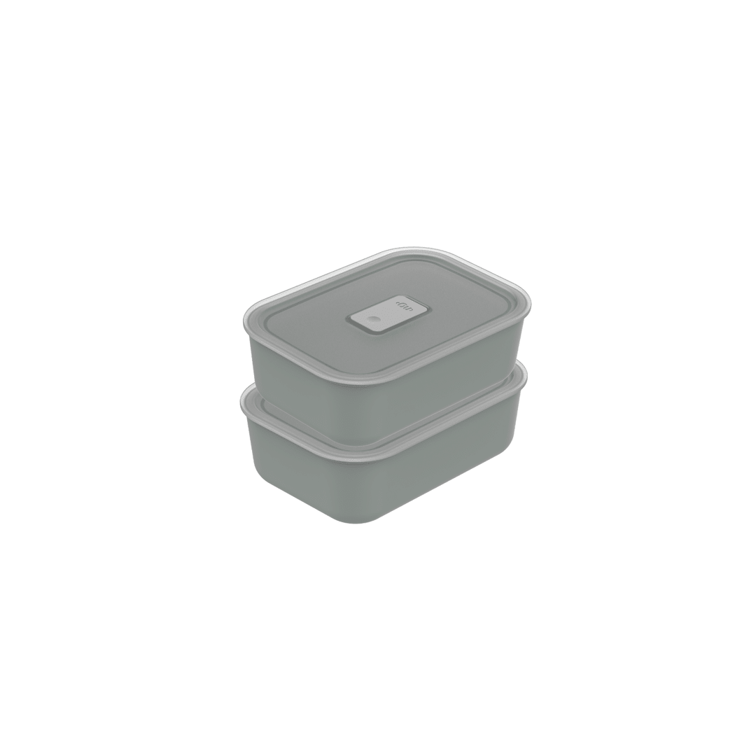 Kit Pote Hermético Para Marmita 890ml 2 peças Ou Linha Move Lock - Ou