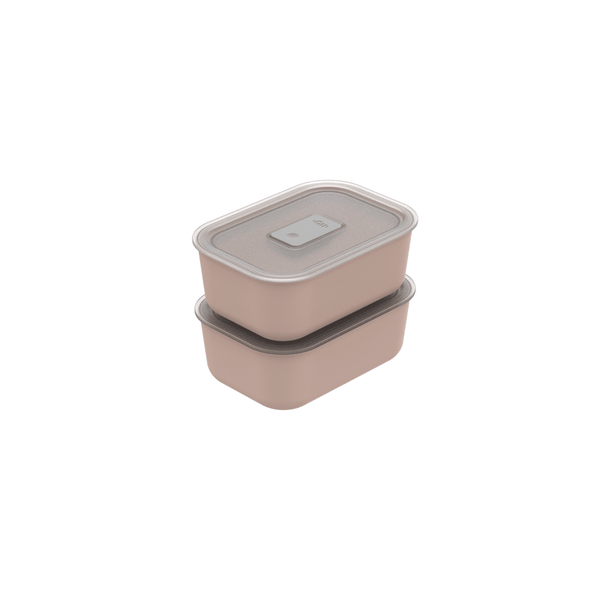 Kit Pote Hermético Para Marmita 890ml 2 peças Ou Linha Move Lock - Ou