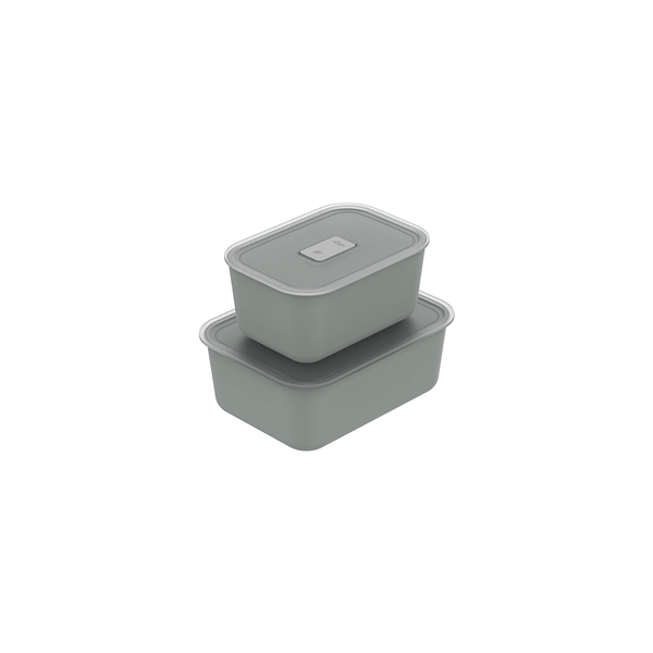 Kit Potes Herméticos Para Marmita 2 Peças Linha Move Lock - Ou