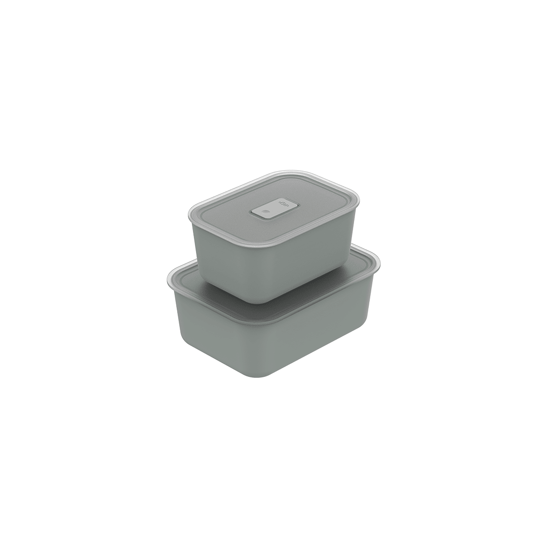 Kit Potes Herméticos Para Marmita 2 Peças Linha Move Lock - Ou