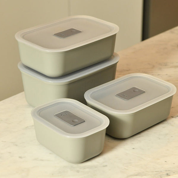Kit Potes Herméticos Para Marmita Ou 4 Peças Linha Move Lock - Ou