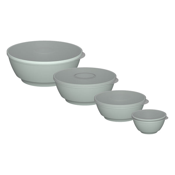 Kit Potes com Tampa Ou 4 Peças Linha Servir