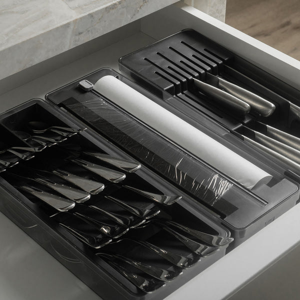 Kit Organizador de Gavetas Ou 3 Peças Linha Clear