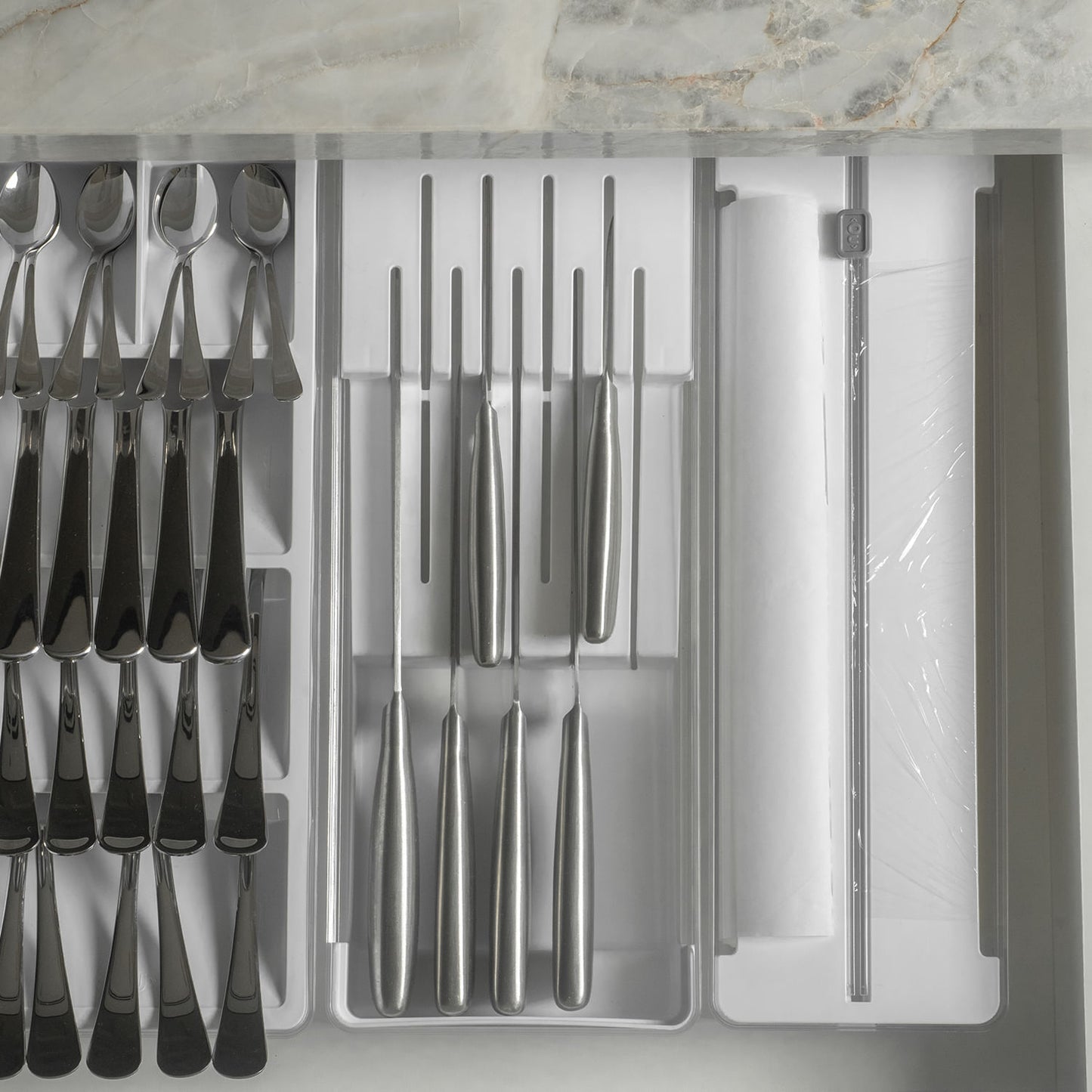 Kit organizador de gavetas Ou 3 peças Linha Clear