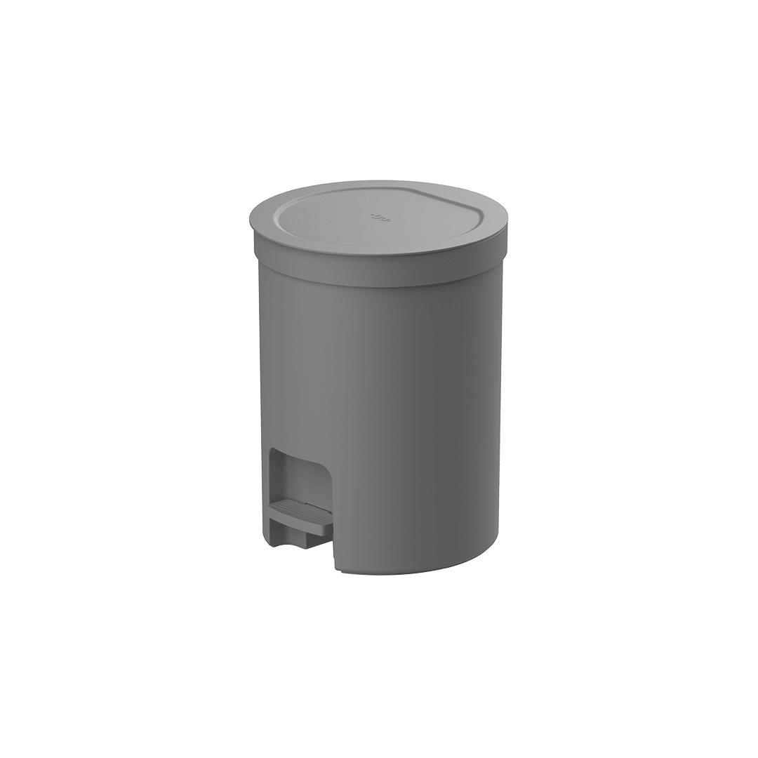 Lixeira 12 Litros Redonda com Pedal Ou Linha Trium - Ou