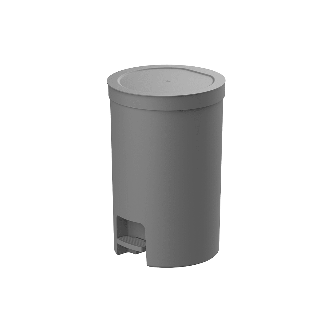 Lixeira 30 Litros Redonda com Pedal Ou Linha Trium - Ou