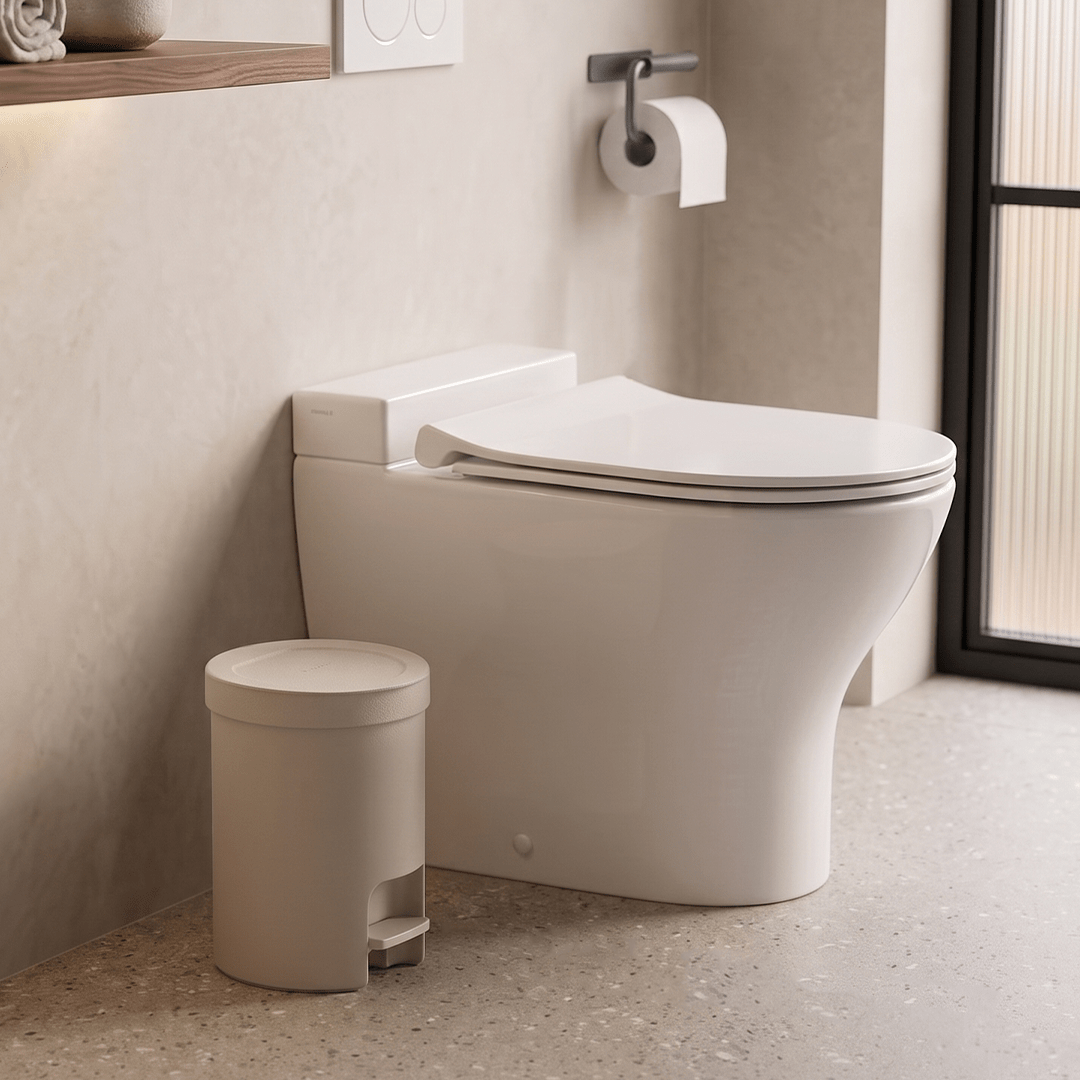Lixeira 6 Litros Redonda com Pedal Ou Linha Trium - Ou