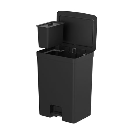 Lixeira com pedal Ou 46L + 4L Linha Trium