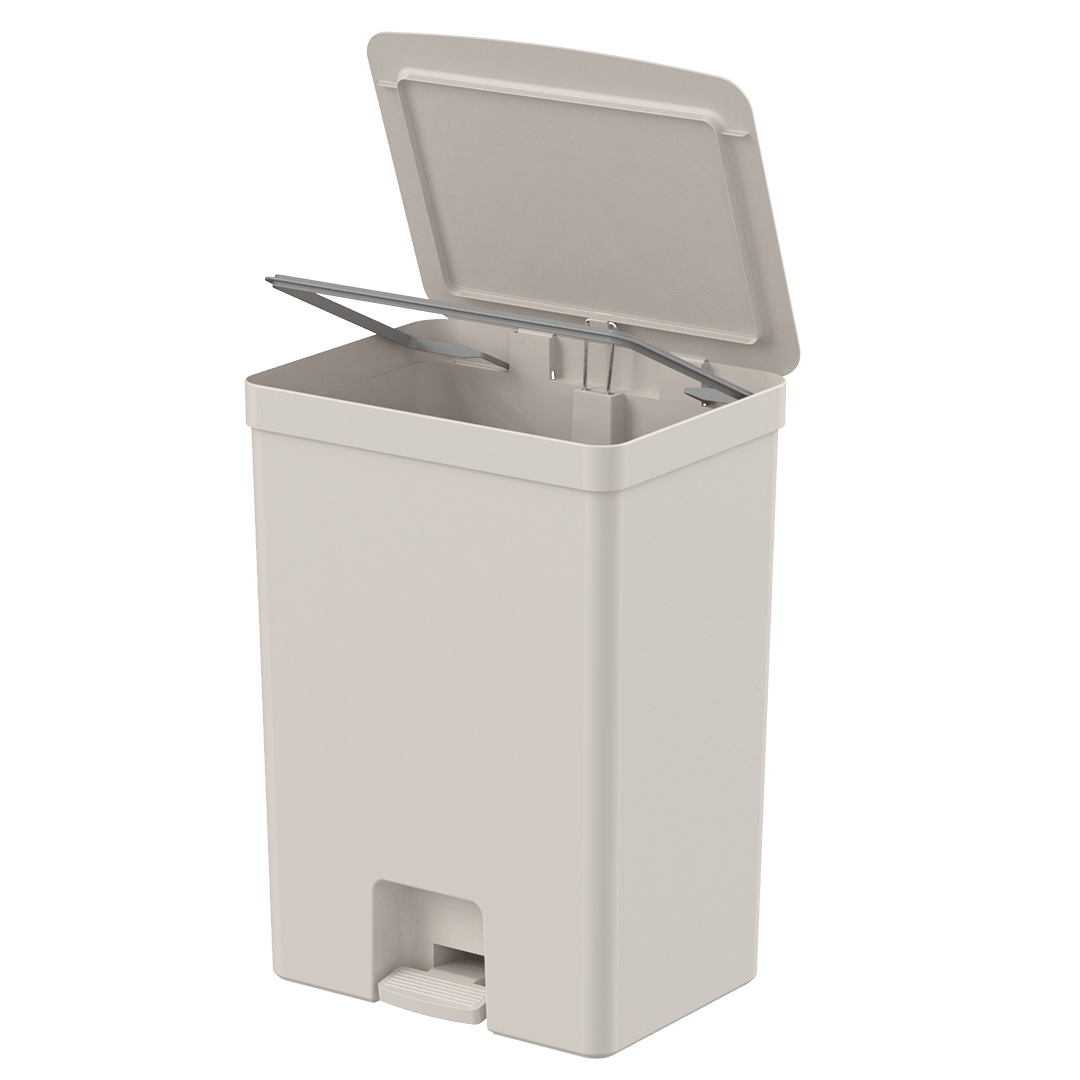 Lixeira com pedal Ou 50L Linha Trium - Ou