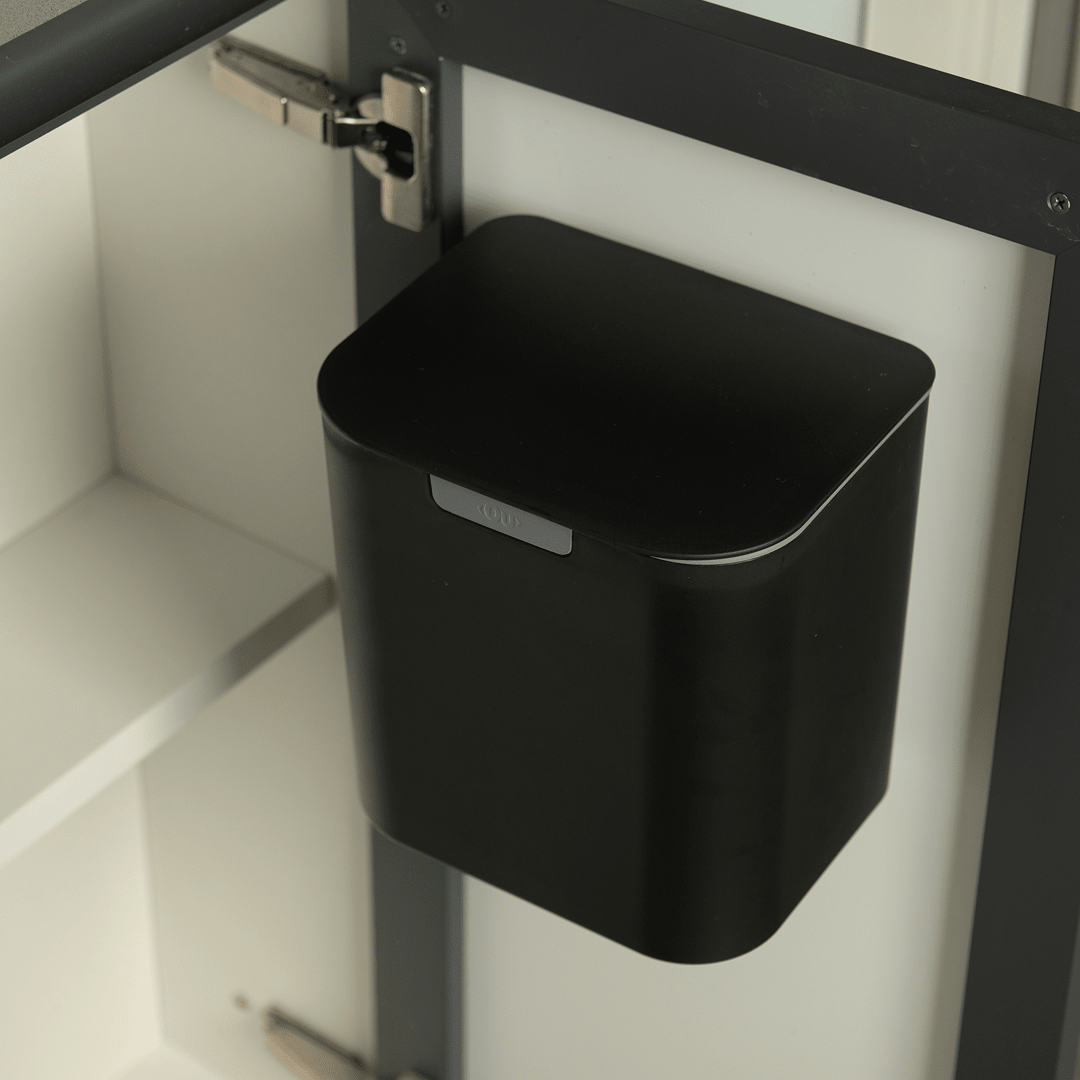 Lixeira de Bancada/Parede Ou 5L Linha Liv - Ou