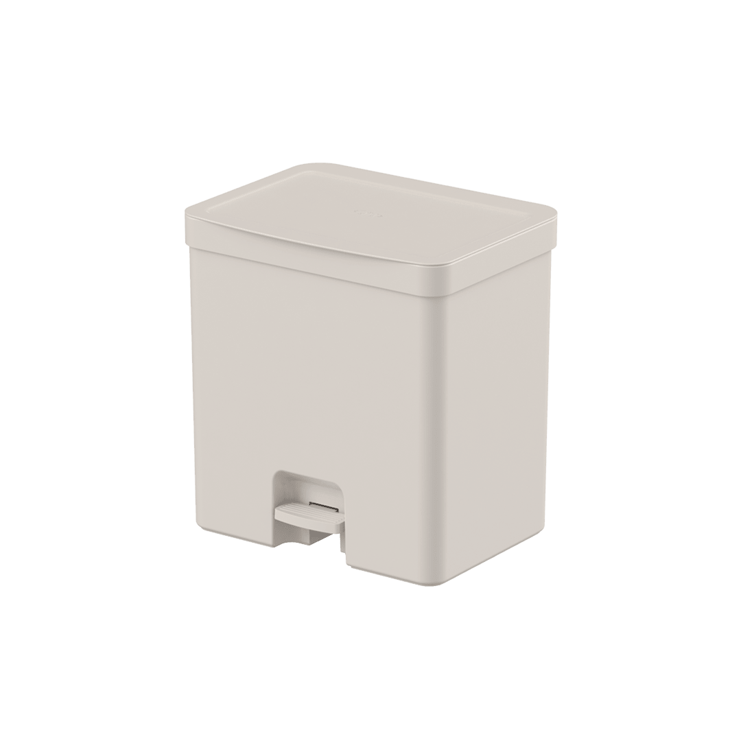 Lixeira de pedal com duplo compartimento Ou 20L Linha Trium - Ou