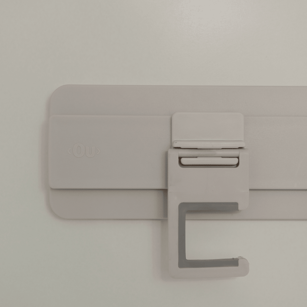 Organizador de Parede Para Vassouras e Rodos com 3 Ganchos Ou Linha Flow - Ou