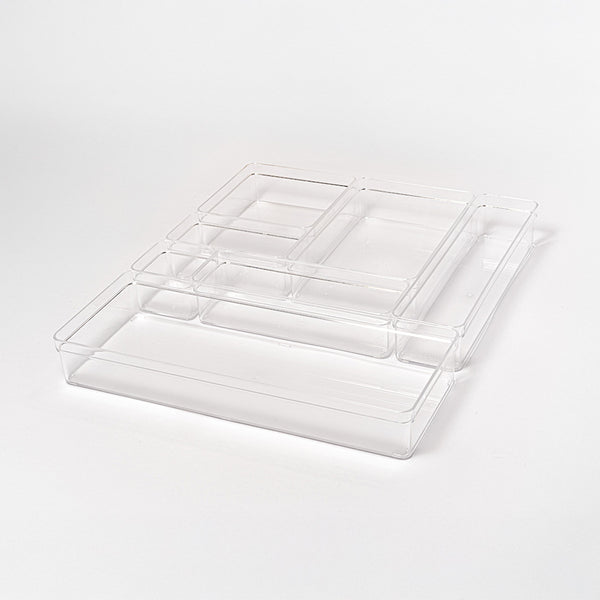 Organizador de Talheres Ou 5 Seções Linha Clear